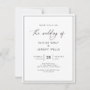 Recherche de 11x14 mariage invitations Classique