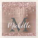 Suche nach rose gold untersetzer Mit monogramm