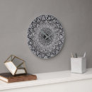 Recherche de monochrome horloges Mandala