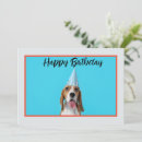 Recherche de beagles mignons vœux cartes Chien