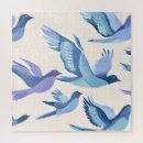 Recherche de oiseaux tropicaux puzzles Bleu