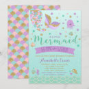 Recherche de mer turquoise invitations Parti mermaid