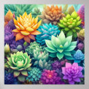 Suche nach succulents poster Grün