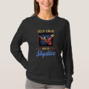 Recherche de parachutisme drôle tshirts Avion