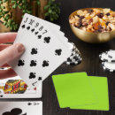 Recherche de solide jeux de cartes Vert