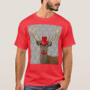 Recherche de cerfs communs tshirts Fleurs