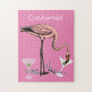 Recherche de flamants roses puzzles Pour elle