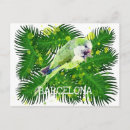 Recherche de feuille palmier cartes postales Aquarelle