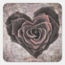 Recherche de valentine gothique autocollants Rose