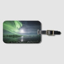 Suche nach nordlichter gepäckanhänger Aurora borealis