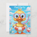Suche nach pool party postkarten Cartoon