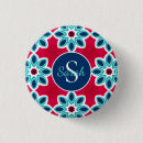 Recherche de bleu lumineux badges Moderne
