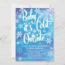 Recherche de hiver froid invitations Bleu