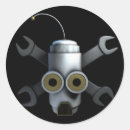 Recherche de mécanisme autocollants Robot