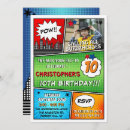 Recherche de style bande dessinée invitations Rétro