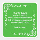 Recherche de bénédiction irlandaise autocollants Celtique