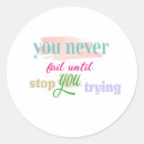 Suche nach versuch aufkleber Motivierend