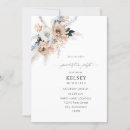 Recherche de beige floral invitations Moderne