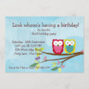 Recherche de hibou sur une branche invitations Chouette