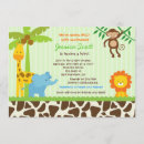 Recherche de copie de girafe invitations Singe