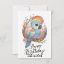 Recherche de anniversaire perroquet cartes invitations Pastel