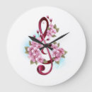 Suche nach treble clef wanduhren Music