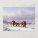 Recherche de chevaux neige cartes postales Paysage