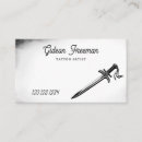 Suche nach schwerter visitenkarten Schwarz weiß