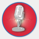 Recherche de radio vintage autocollants Musique