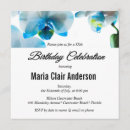 Recherche de bleu orchidée invitations Tropical