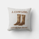 Recherche de cowgirl coussins Brun