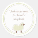 Recherche de petit agneau autocollants Baby shower