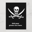 Recherche de drapeau pirate cartes postales Croisé