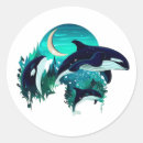 Recherche de illustration de baleine autocollants Nature
