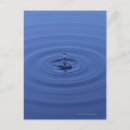 Recherche de gouttelette cartes postales Bleu