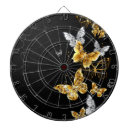 Recherche de papillon jeux de fléchettes Noir