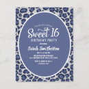Recherche de léopard bleu invitations Empreinte de léopard