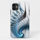 Recherche de fractales iphone coques Bleu