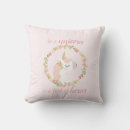 Recherche de petite licorne coussins Rose