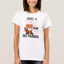 Recherche de red panda tshirts Amour