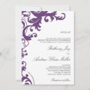 Recherche de de damassé invitations Violet