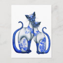 Suche nach siamese cat postkarten Retro