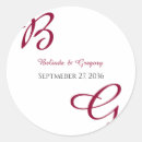 Suche nach monogramm hochzeitsgeschenke hochzeit aufkleber Minimal