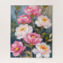 Recherche de pétales roses puzzles Floral