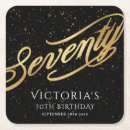 Recherche de soixante dix dessous de verres Noir