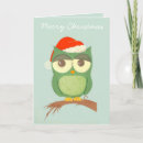 Recherche de owls christmas vœux cartes Cute
