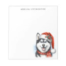 Suche nach sibirischer husky notizblock Weihnachten