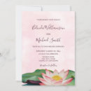 Recherche de lotus flower invitations Rose