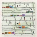 Recherche de chemins fer de dessous de verres Train