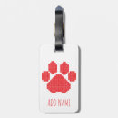 Recherche de empreinte de patte rouge Animal